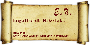 Engelhardt Nikolett névjegykártya